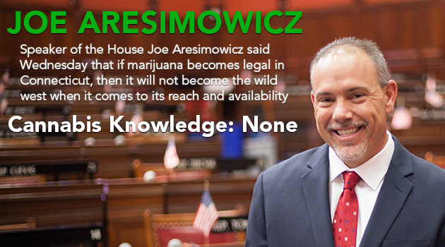 Connecticut House Speaker Joe Aresimowicz is against cannabis
