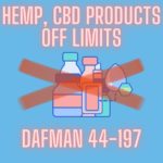 CBD products prohibited by DoD, Air Force