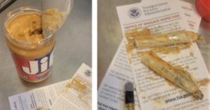 TSA: Weed found hidden in peanut butter at Pittsburgh International Airport