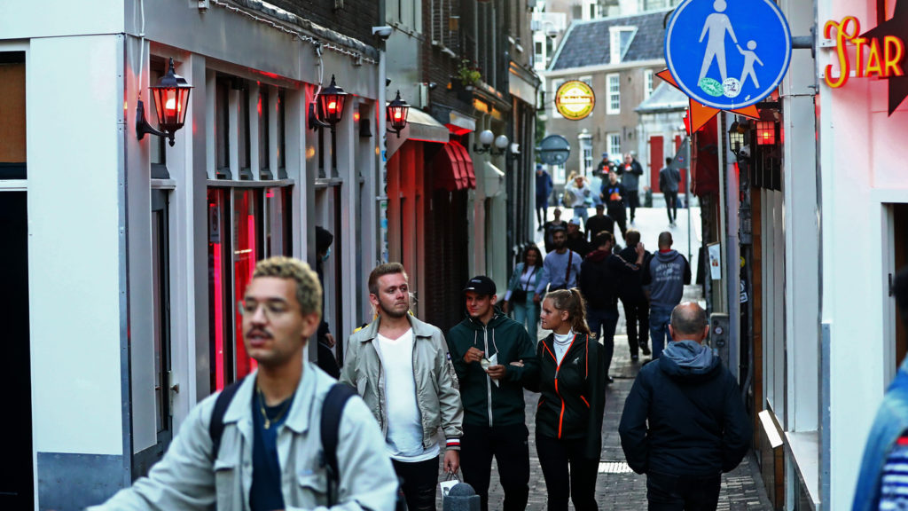 Amsterdam will ban cannabis outdoors in its red-light district