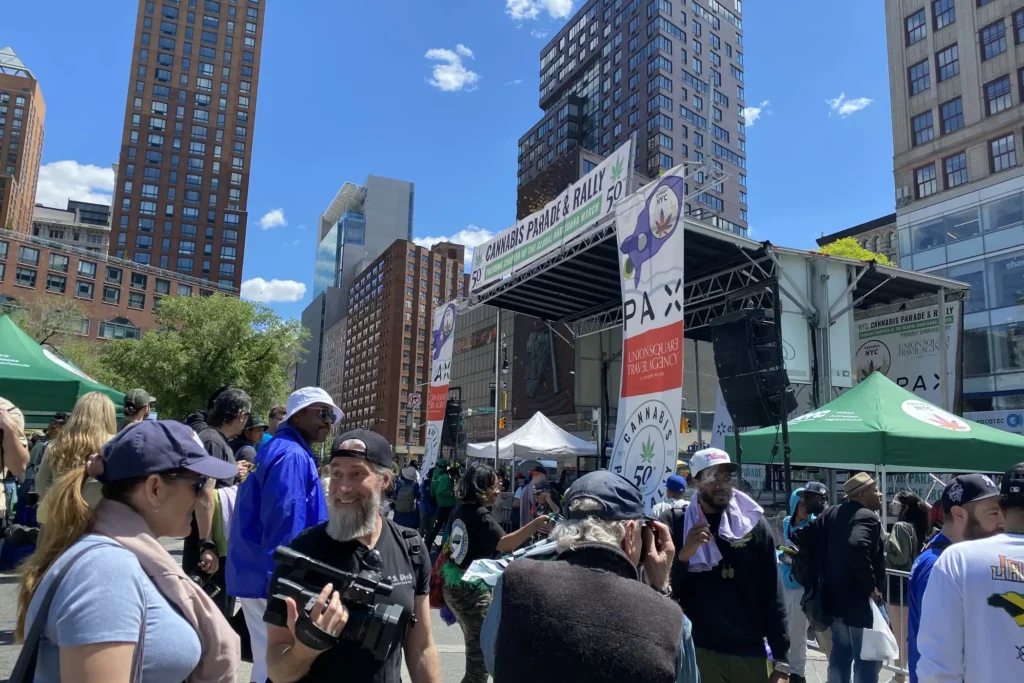 Flower to the people: Hundreds gather for 50th annual NYC Cannabis Parade and Rally