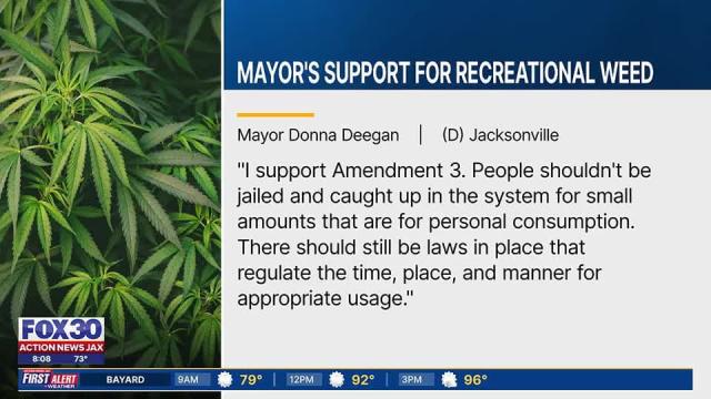 Jacksonville leaders and community split over marijuana legalization ahead of the November election