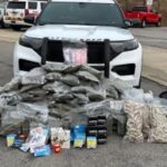 Man stopped for going 10 mph over speed limit found with 80 lbs of marijuana, 4,000 pills