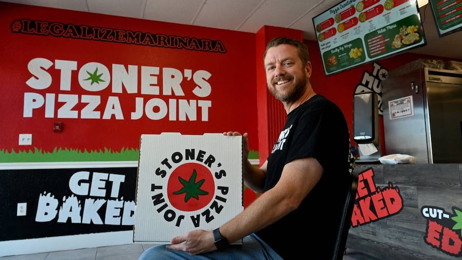 A pizza chain with a marijuana theme is expanding in Florida