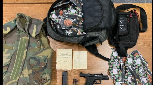 Bridgeport police find felon with 2 pounds of marijuana, gun, body armor, official says